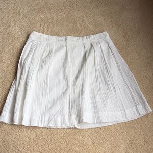 LOFT White Circle Skirt